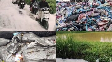 Keterangan foto: Limbah Industri dan B3 di Karawang 