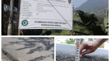 Kontrak Rp14,4 Miliar Disoal: Pekerjaan Jalan Banjaran–Pangalengan Sarat Kejanggalan
