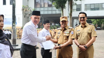 Pemkot Cimahi Laksanakan Apel Pagi dan Penyerahan SK PPPK Paruh Waktu, Dorong Implementasi Meritokrasi ASN Tahun 2026